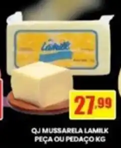 Empório Brasil QJ MUSSARELA LAMILK PEÇA OU PEDAÇO KG oferta