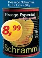 Pessego Schramm Extra Lata 450g