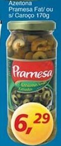 Supermercados Guanabara Azeitona Pramesa Fat/ ou s/ caroco 170g oferta
