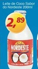 Supermercados Guanabara Leite de Coco Sabor do Nordeste 200ml oferta