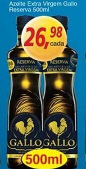 Supermercados Guanabara Azeite Extra Virgem Gallo Reserva 500ml oferta