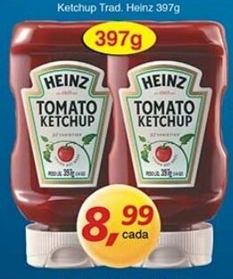 Supermercados Guanabara Ketchup Trad. Heinz 397g oferta