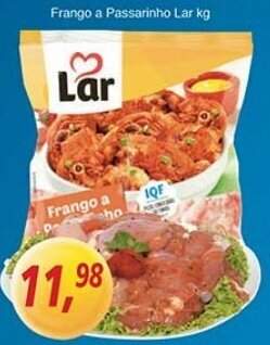 Supermercados Guanabara Frango a Passarinho Lar 1kg oferta