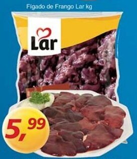 Supermercados Guanabara Figado de Frango Lar 1kg oferta