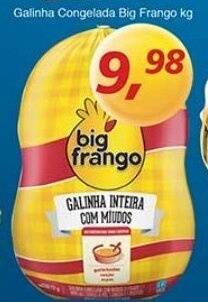 Supermercados Guanabara Galinha congelada Big Frango 1kg oferta