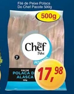 Supermercados Guanabara File de peixe Polaca Do Chef pacote 500g oferta
