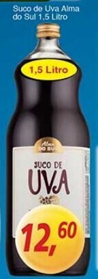 Supermercados Guanabara Suco de Uva Alma do Sul 1.5L oferta
