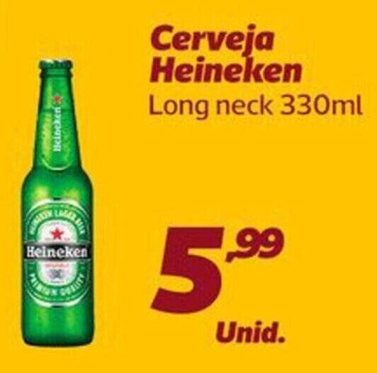 Cerveja Heineken Long Neck 330ml Oferta Na Jomart Atacado