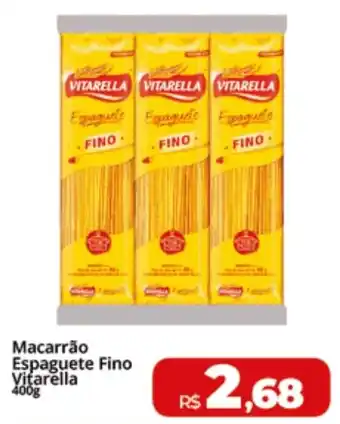 Macarrão Espaguete Fino Vitarella 400g
