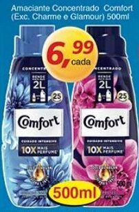 Supermercados Guanabara Amaciante Concentrado Comfort 500ml oferta