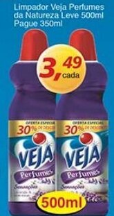 Supermercados Guanabara Limpador Veja Perfumes da Natureza Leve 500ml Pague 350ml oferta