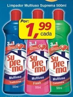 Supermercados Guanabara Limpador Multiuso Suprema 500ml oferta