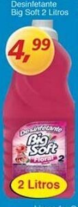 Supermercados Guanabara Desinfetante Big Soft 2L oferta