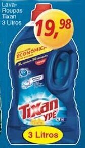 Supermercados Guanabara Lava roupas Tixan 3L oferta