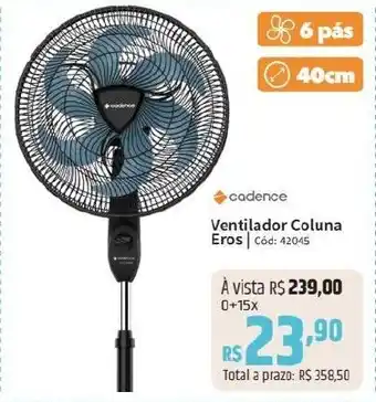 Cadence Ventilador Coluna Eros Cód: 42045