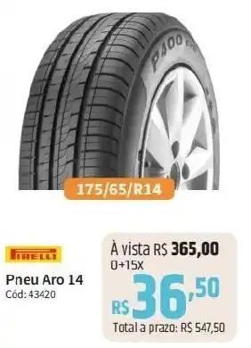 Deltasul Pneu Aro 14 Cód: 43420 oferta