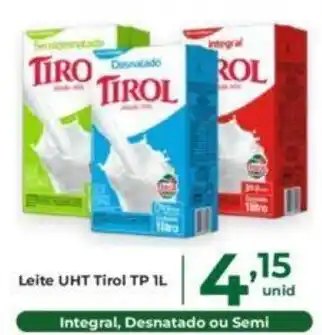 Comercial Esperança Leite UHT Tirol TP 1L oferta