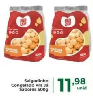 Comercial Esperança Salgadinho Congelado Pra Já Sabores 500g oferta