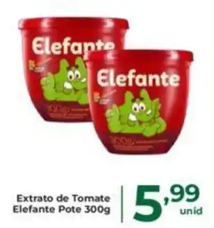 Comercial Esperança Extrato de Tomate Elefante Pote 300g oferta