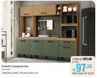 Deltasul Cozinha Compacta Zoe oferta