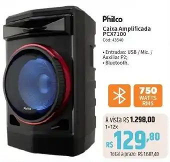 Deltasul Philco Caixa Amplificada PCX7100 oferta