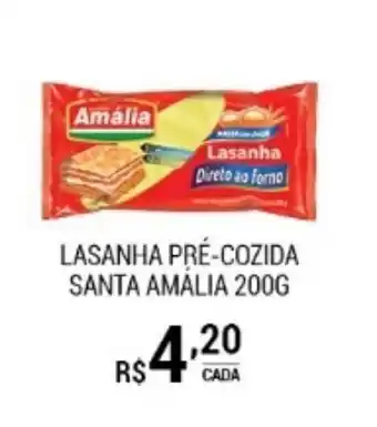 San Michel Supermercados Lasanha Pre-Cozida Santa Amalia 200g oferta