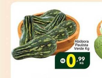 Abóbora Paulista Verde 1kg