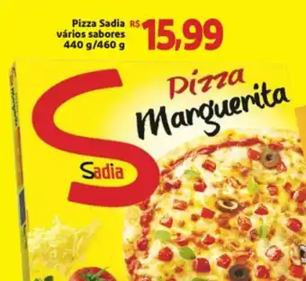 Extra Supermercado Pizza Sadia varios sabores 440g/460g oferta