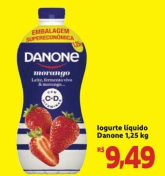 Extra Supermercado Iogurte Liquido Danone 1.25kg oferta