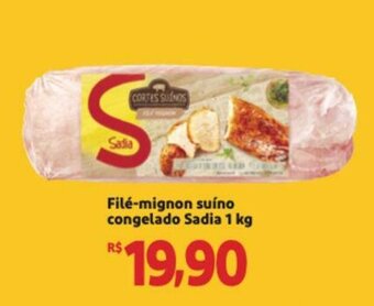 Extra Supermercado File-mignon suino congelado Sadia 1kg oferta