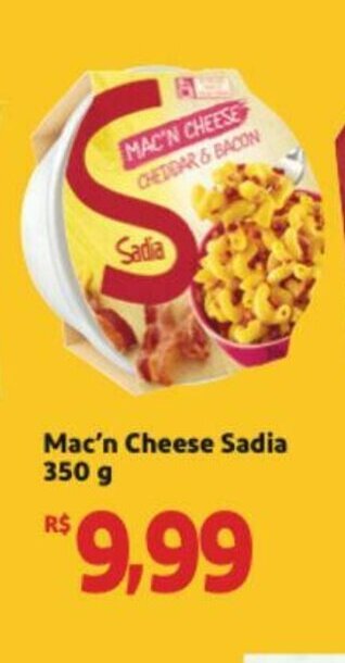 Extra Supermercado Mac'n Cheese Sadia 350g oferta