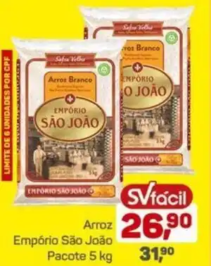 Arroz Empório São João Pacote 5 kg