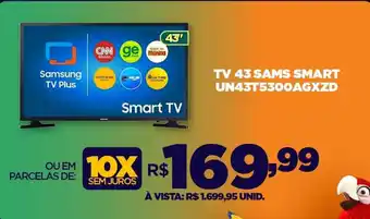TV 43 SAMS SMART UN43T5300AGXZD