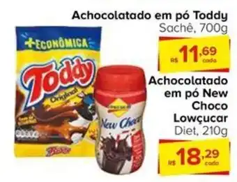 Carrefour Achocolatado em pó Toddy Sachê, 700g oferta