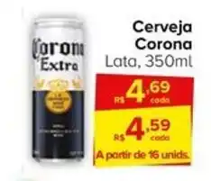Carrefour Cerveja Corona lata 350ml oferta
