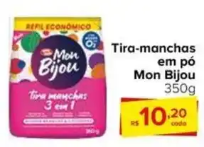 Carrefour Tira manchas em pó Mon Bijou 350g oferta