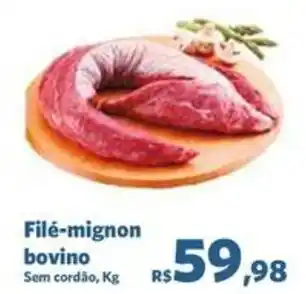 Sam's Club Filé-mignon bovino Sem cordão, Kg oferta