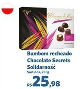 Sam's Club Bombom recheado Chocolate Secrets Solidarność Sortidos, 238g oferta