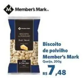 Sam's Club Biscoito de polvilho Member's Mark Queijo, 200g oferta