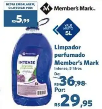 Sam's Club Limpador perfumado Member's Mark Intense, 5 litros oferta