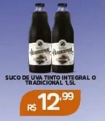 Pinheiro Supermercado SUCO DE UVA TINTO INTEGRAL O TRADICIONAL 1,5L oferta