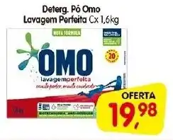 Cercadão Deterg. Pó Omo Lavagem Perfeita Cx 1,6kg oferta