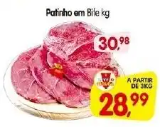 Patinho em Bife kg