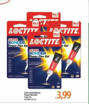 Atacadão Cola Instantânea Super Bonder Power Flex 2g oferta