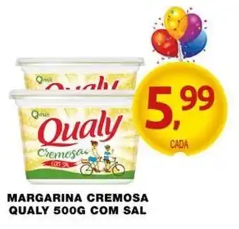 Margarina cremosa Qualy 500g com sal