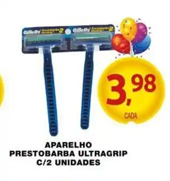 Aparelho Prestobarba Ultragrip c/2 unidades