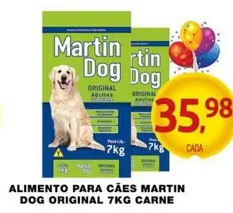 Alimento para Caes Martin Dog Original 7kg Carne
