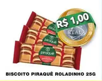 Supermercados Marçalo Biscoito Praque Roladinho 25g oferta