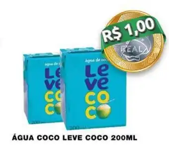 Agua Coco Leve Coco 200ml