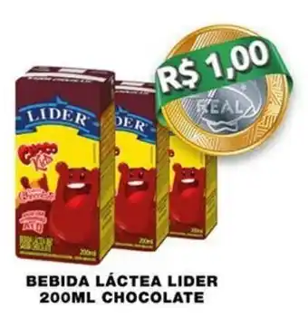 Bebida Lactea Lider 200ml Chocolate